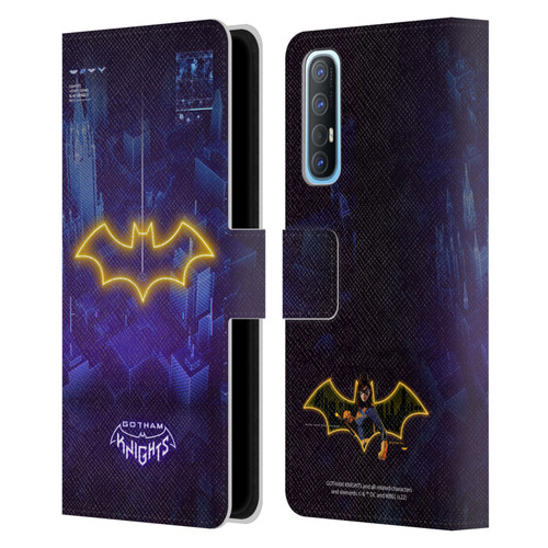 Gotham Knights Character Art Batgirl Leather Book Wallet Case Cover For OPPO Find X2 Neo 5G