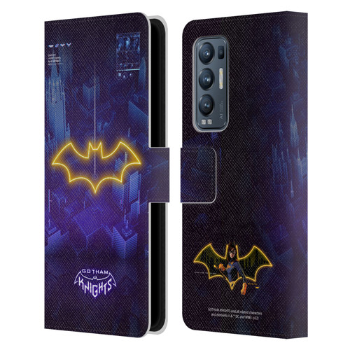 Gotham Knights Character Art Batgirl Leather Book Wallet Case Cover For OPPO Find X3 Neo / Reno5 Pro+ 5G
