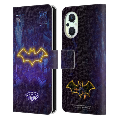 Gotham Knights Character Art Batgirl Leather Book Wallet Case Cover For OPPO Reno8 Lite