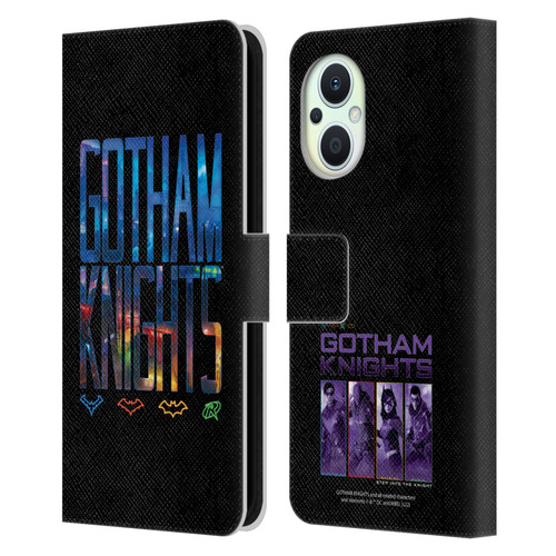 Gotham Knights Character Art Logo Leather Book Wallet Case Cover For OPPO Reno8 Lite