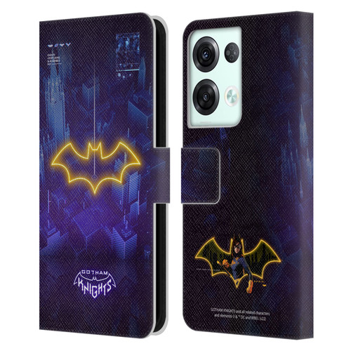 Gotham Knights Character Art Batgirl Leather Book Wallet Case Cover For OPPO Reno8 Pro
