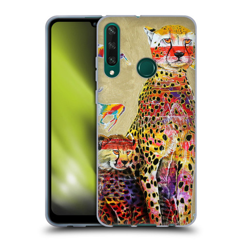 Graeme Stevenson Colourful Wildlife Cheetah Soft Gel Case for Huawei Y6p