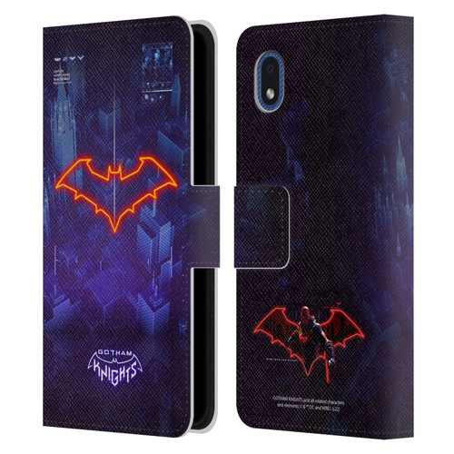 Gotham Knights Character Art Red Hood Leather Book Wallet Case Cover For Samsung Galaxy A01 Core (2020)
