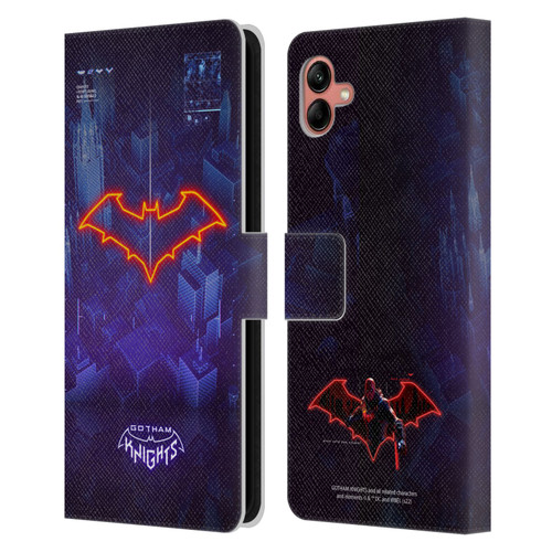 Gotham Knights Character Art Red Hood Leather Book Wallet Case Cover For Samsung Galaxy A04 (2022)