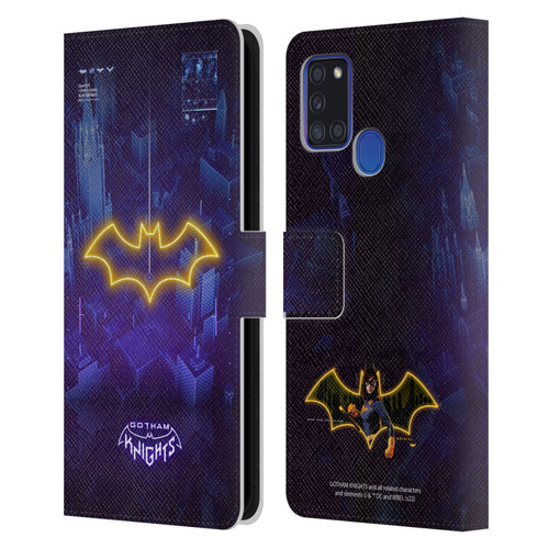 Gotham Knights Character Art Batgirl Leather Book Wallet Case Cover For Samsung Galaxy A21s (2020)