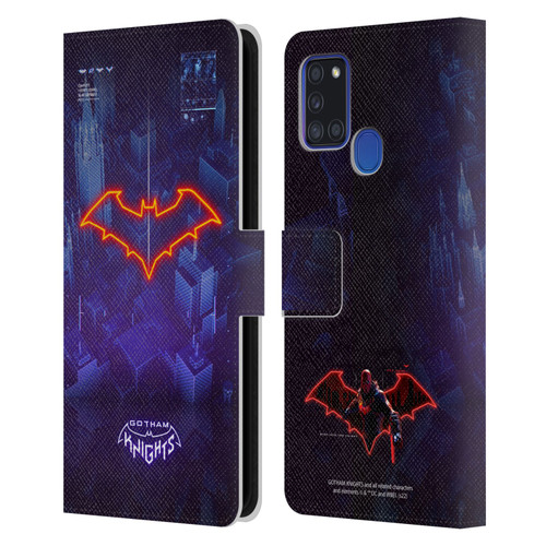 Gotham Knights Character Art Red Hood Leather Book Wallet Case Cover For Samsung Galaxy A21s (2020)