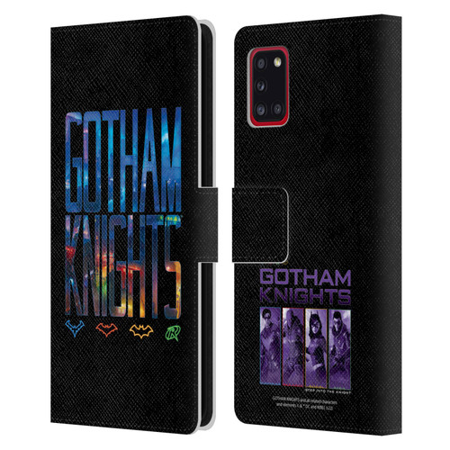 Gotham Knights Character Art Logo Leather Book Wallet Case Cover For Samsung Galaxy A31 (2020)