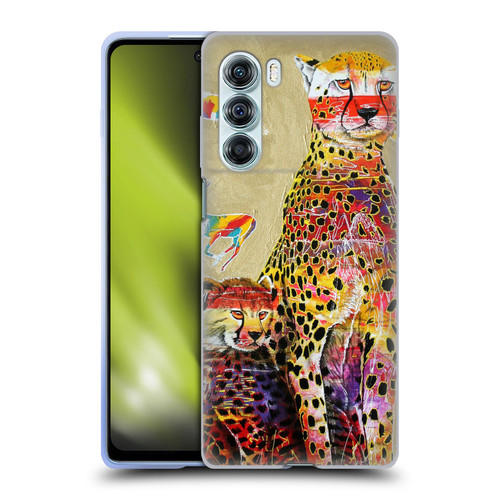 Graeme Stevenson Colourful Wildlife Cheetah Soft Gel Case for Motorola Edge S30 / Moto G200 5G