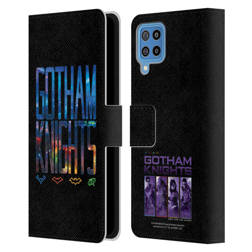 Gotham Knights Character Art Logo Leather Book Wallet Case Cover For Samsung Galaxy F22 (2021)