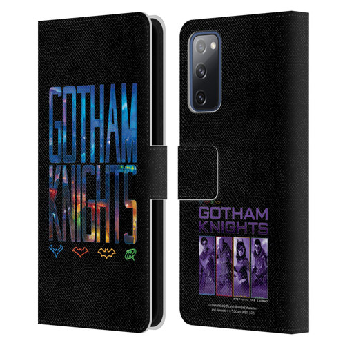 Gotham Knights Character Art Logo Leather Book Wallet Case Cover For Samsung Galaxy S20 FE / 5G
