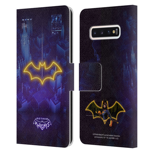 Gotham Knights Character Art Batgirl Leather Book Wallet Case Cover For Samsung Galaxy S10