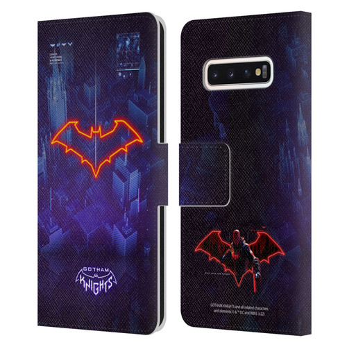 Gotham Knights Character Art Red Hood Leather Book Wallet Case Cover For Samsung Galaxy S10