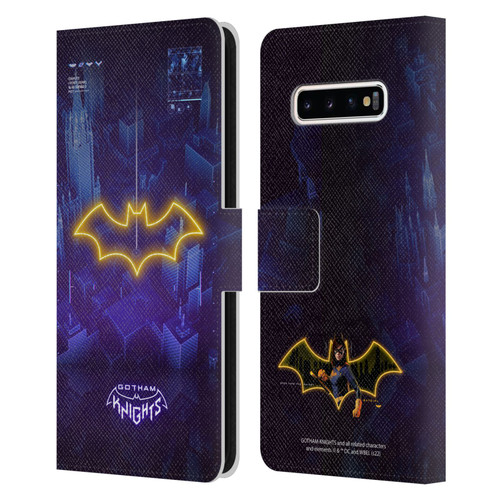 Gotham Knights Character Art Batgirl Leather Book Wallet Case Cover For Samsung Galaxy S10+ / S10 Plus