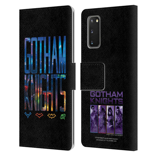 Gotham Knights Character Art Logo Leather Book Wallet Case Cover For Samsung Galaxy S20 / S20 5G