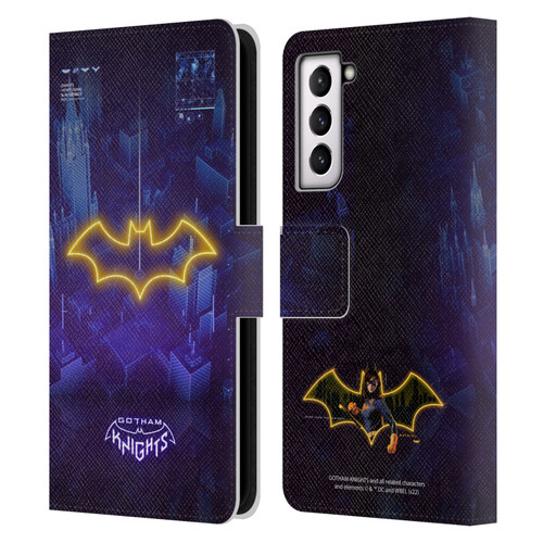 Gotham Knights Character Art Batgirl Leather Book Wallet Case Cover For Samsung Galaxy S21 5G
