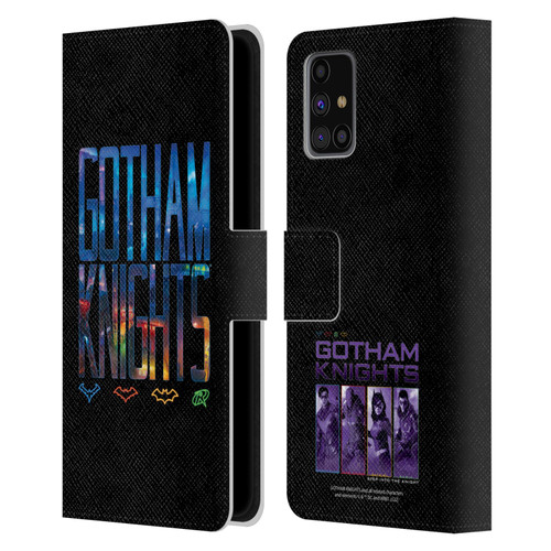 Gotham Knights Character Art Logo Leather Book Wallet Case Cover For Samsung Galaxy M31s (2020)