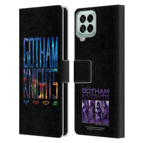 Gotham Knights Character Art Logo Leather Book Wallet Case Cover For Samsung Galaxy M33 (2022)