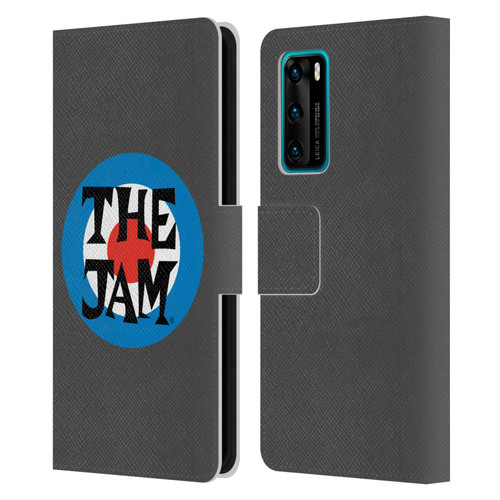 The Jam Key Art Target Logo Leather Book Wallet Case Cover For Huawei P40 5G