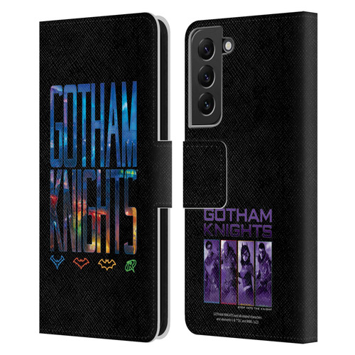 Gotham Knights Character Art Logo Leather Book Wallet Case Cover For Samsung Galaxy S22+ 5G