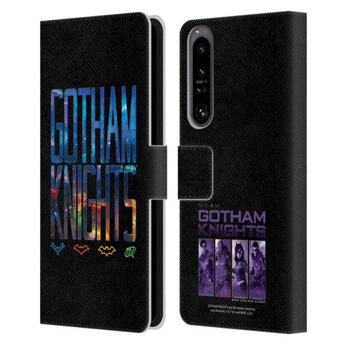 Gotham Knights Character Art Logo Leather Book Wallet Case Cover For Sony Xperia 1 IV