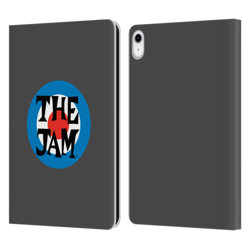 The Jam Key Art Target Logo Leather Book Wallet Case Cover For Apple iPad 10.9 (2022)