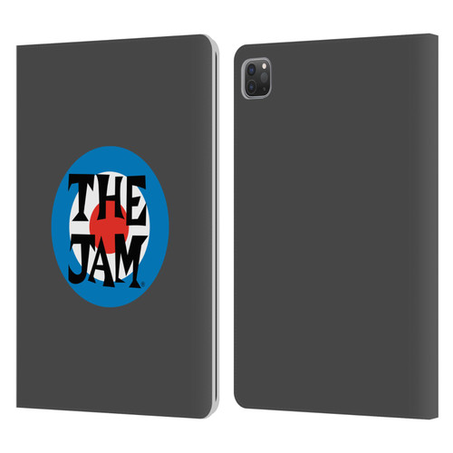 The Jam Key Art Target Logo Leather Book Wallet Case Cover For Apple iPad Pro 11 2020 / 2021 / 2022