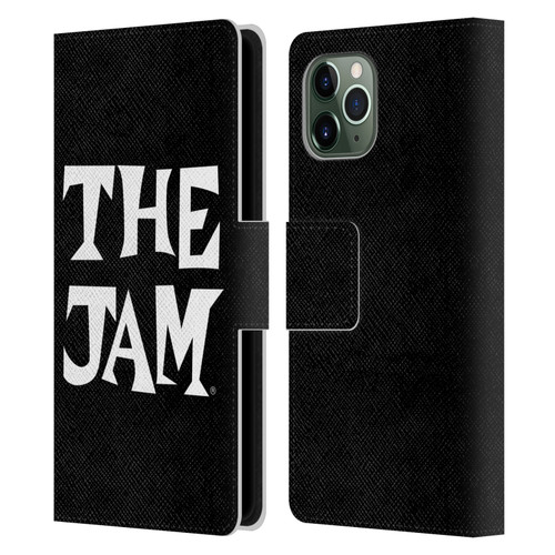 The Jam Key Art Black White Logo Leather Book Wallet Case Cover For Apple iPhone 11 Pro
