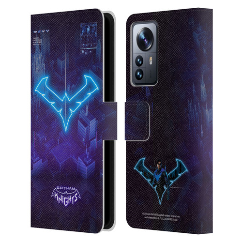 Gotham Knights Character Art Nightwing Leather Book Wallet Case Cover For Xiaomi 12 Pro