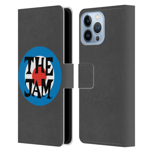 The Jam Key Art Target Logo Leather Book Wallet Case Cover For Apple iPhone 13 Pro Max