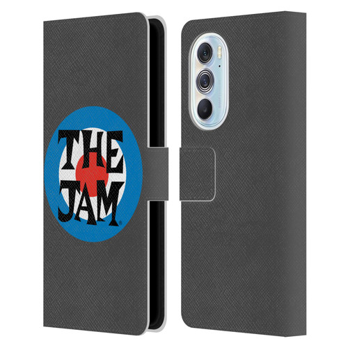 The Jam Key Art Target Logo Leather Book Wallet Case Cover For Motorola Edge X30