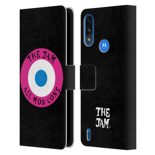 The Jam Key Art All Mod Cons Leather Book Wallet Case Cover For Motorola Moto E7 Power / Moto E7i Power