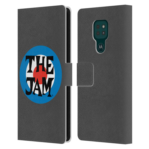 The Jam Key Art Target Logo Leather Book Wallet Case Cover For Motorola Moto G9 Play