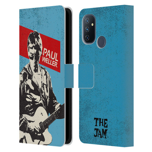 The Jam Key Art Paul Weller Leather Book Wallet Case Cover For OnePlus Nord N100