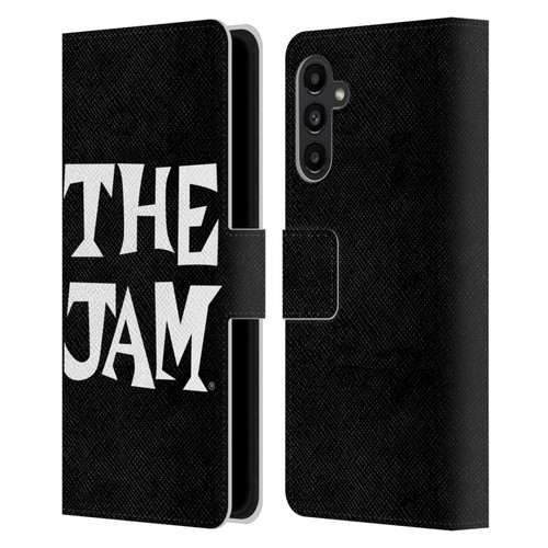 The Jam Key Art Black White Logo Leather Book Wallet Case Cover For Samsung Galaxy A13 5G (2021)