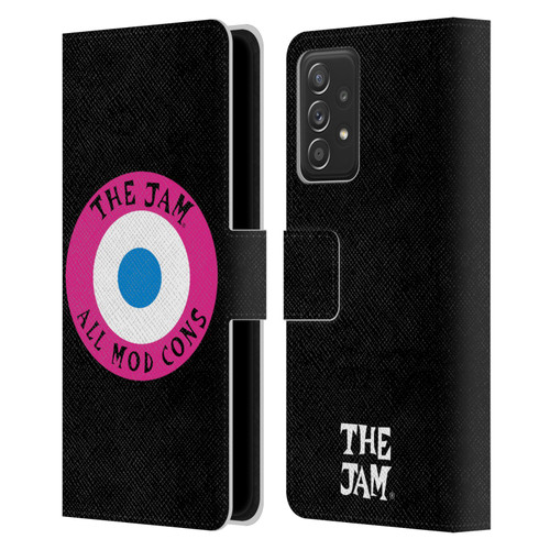 The Jam Key Art All Mod Cons Leather Book Wallet Case Cover For Samsung Galaxy A53 5G (2022)