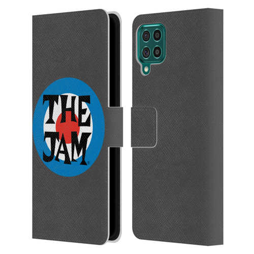 The Jam Key Art Target Logo Leather Book Wallet Case Cover For Samsung Galaxy F62 (2021)