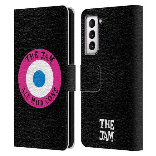 The Jam Key Art All Mod Cons Leather Book Wallet Case Cover For Samsung Galaxy S21 5G