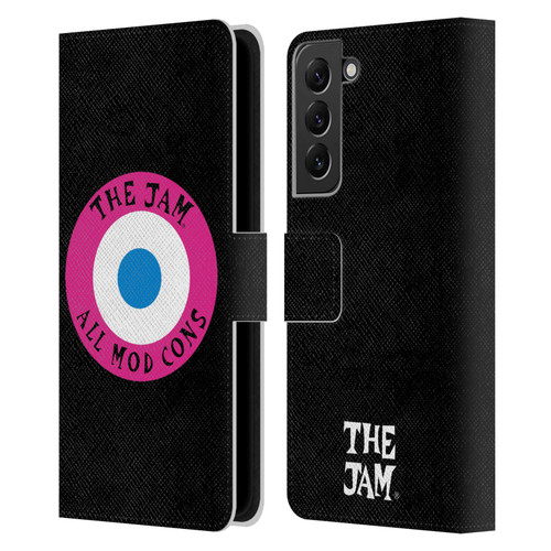 The Jam Key Art All Mod Cons Leather Book Wallet Case Cover For Samsung Galaxy S22+ 5G