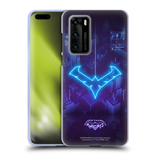 Gotham Knights Character Art Nightwing Soft Gel Case for Huawei P40 5G