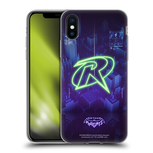 Gotham Knights Character Art Robin Soft Gel Case for Apple iPhone X / iPhone XS