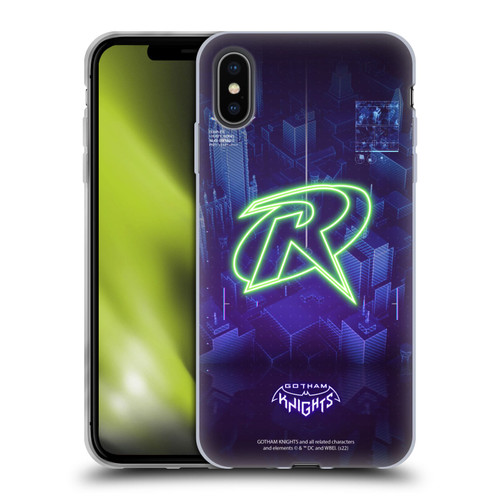 Gotham Knights Character Art Robin Soft Gel Case for Apple iPhone XS Max