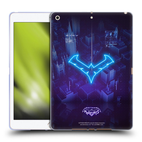 Gotham Knights Character Art Nightwing Soft Gel Case for Apple iPad 10.2 2019/2020/2021