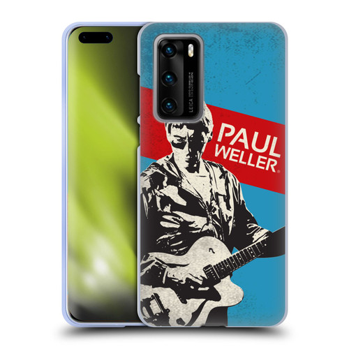 The Jam Key Art Paul Weller Soft Gel Case for Huawei P40 5G