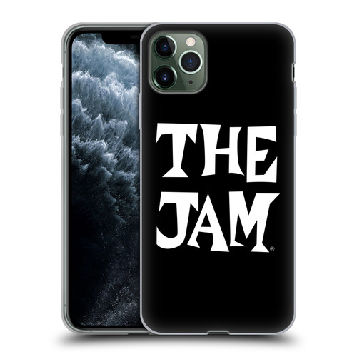 The Jam Key Art Black White Logo Soft Gel Case for Apple iPhone 11 Pro Max