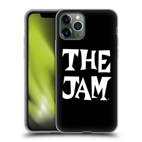 The Jam Key Art Black White Logo Soft Gel Case for Apple iPhone 11 Pro