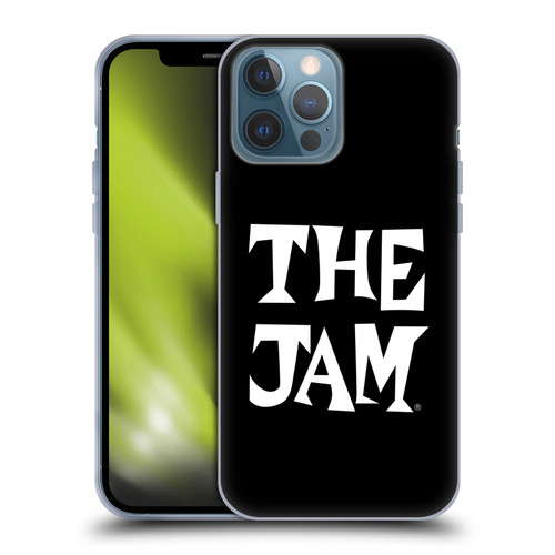 The Jam Key Art Black White Logo Soft Gel Case for Apple iPhone 13 Pro Max