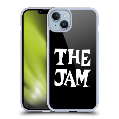 The Jam Key Art Black White Logo Soft Gel Case for Apple iPhone 14 Plus