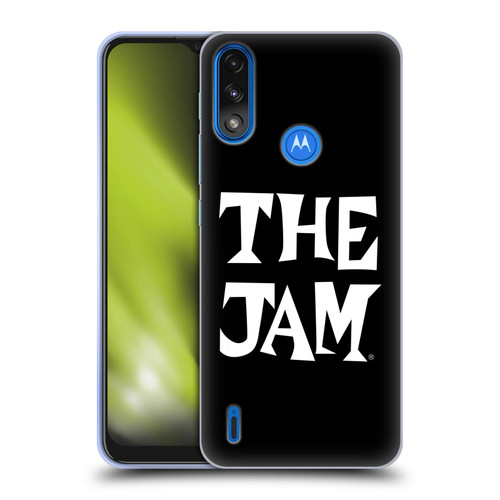 The Jam Key Art Black White Logo Soft Gel Case for Motorola Moto E7 Power / Moto E7i Power
