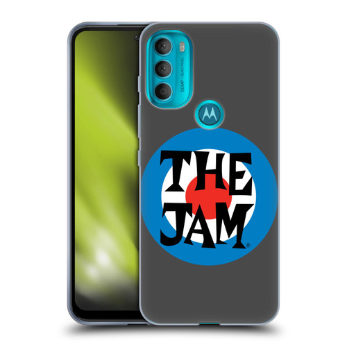 The Jam Key Art Target Logo Soft Gel Case for Motorola Moto G71 5G