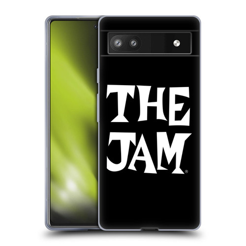 The Jam Key Art Black White Logo Soft Gel Case for Google Pixel 6a